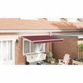 vidaXL Rám markízy Vínovo červená 300 x 200 cm Polyester s PU povrchom