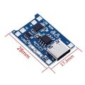 Nabíjačka Li-Ion článku 1A s ochranou, modul s IO TP4056 (USB C)