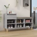 vidaXL Botník sivý dub sonoma 102x36x60 cm spracované drevo