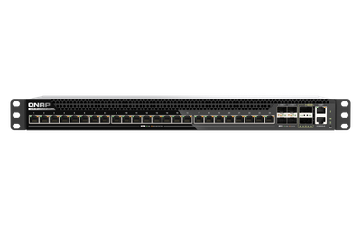 QNAP riadený switch QSW-M7230-2X4F24T (24x 10GbE port, 4x 25Gb port, 2x 100Gb port)