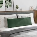 vidaXL Vankúše na pohovku 2 pcs Tmavozelená 120 x 40 cm