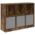 vidaXL Servírovacia skriňa Dymová dub 102 x 32 x 73,5 cm