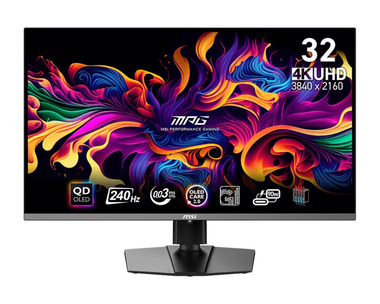 MSI MPG/321URX/31,5''/QD-OLED/4K UHD/240Hz/0,03ms/Čierna/3R