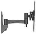 Neomounts FPMA-W825/Držák displeje/na stěnu/10-40"/sklopný/2 čepy/VESA 200X200/nosn. 20kg/černý Držák, VESA, nástenný, pro LCD a TV, úhloprícka 10"-40", náklon 30°, rotace 360°, otácení 180°, nosnost 20kg, cerný