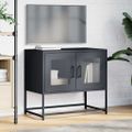 vidaXL TV skrinka antracit 68x39x60,5 cm Oceľ valcovaná za studena