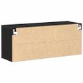 vidaXL Zostava TV skriniek 100 x 30 x 41 cm Čierny dub