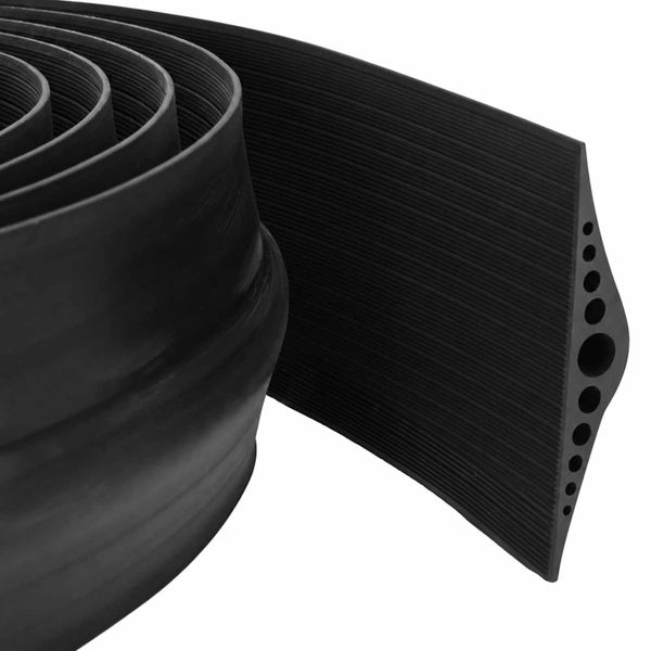 vidaXL Podlahová tesniaca hmota pre garáž 155 x 28 mm 5,5 m EPDM guma