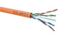Solarix - inštalačný kábel UTP, Cat6, drôt, LSOHFR, balenie 500 m