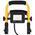 vidaXL LED reflektor s rukoväťou 10 W studené biele svetlo