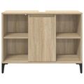 vidaXL Skrinka pod umývadlo s poličkou Sonoma dub 80 x 33 x 60 cm