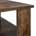 vidaXL Konferenčný stolík Dymová dub 90 x 50 x 40 cm Kompozitné drevo