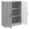 vidaXL Servírovacia skriňa Sivá sonoma 66 x 34,5 x 87 cm