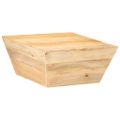 vidaXL Konferenčný stolík v tvare V 66x66x30 cm, mangový masív
