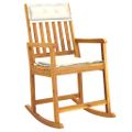 vidaXL Adirondack Hojdacie kreslo s vankúšmi masívne akáciové drevo