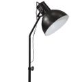 vidaXL Podlahová lampa 25 W čierna 30x30x90-150 cm E27
