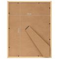 vidaXL Fotorámiky na stôl, koláž 3 ks, svetlý dub 20x25 cm