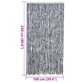 vidaXL Záves proti hmyzu sivý 100x230 cm ženilka