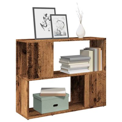 vidaXL Skriňa na knihy/Izbový prepážka Old Wood 80x24x63 cm