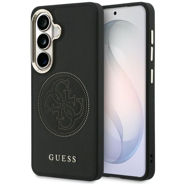 Puzdro Guess Perforated Logo MagSafe pre Samsung Galaxy S26 čierne