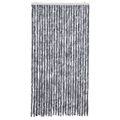 vidaXL Záves proti hmyzu, strieborný 100x220 cm, ženilka