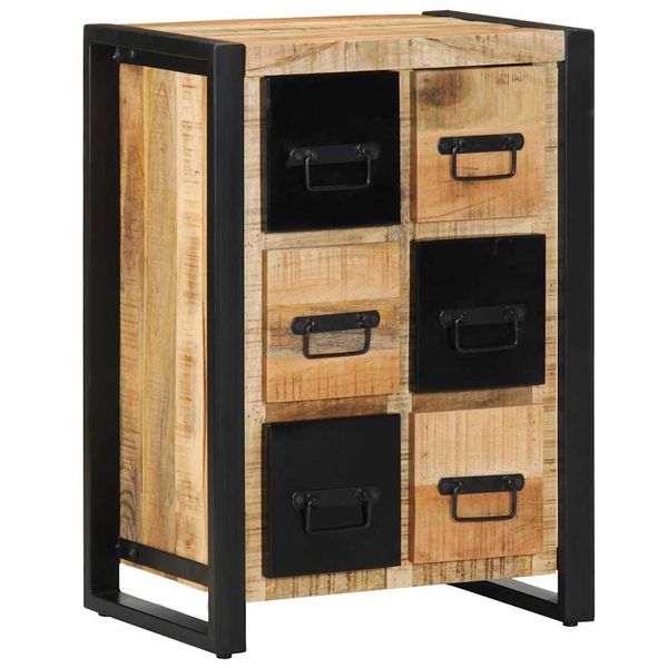 VidaXL Príborník 50x35x70 cm Masívne hrubé drevo Mango