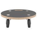 vidaXL Transportné vozíky 2 ks, okrúhle Ø38x11,5 cm 250 kg