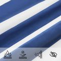 vidaXL Slnečná plachta Modrá a biela 2,5 x 4 m 100% polyester Oxford