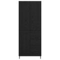 vidaXL Highboard 2 ks Čierny dub 69,5 x 34 x 180 cm Kompozitné drevo