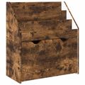vidaXL Detský regál Dymová dub 60 x 29,5 x 69 cm Kompozitné drevo