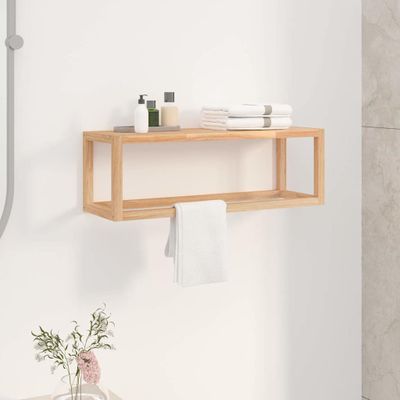 vidaXL Stojany na uteráky 60x20x20 cm masívny orech