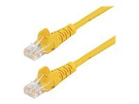 Patch kábel - RJ-45 (M) do RJ-45 (M) - 1 m - UTP - CAT 5e - prevedenie bez hrbolčekov - žltá