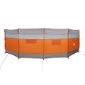 vidaXL Kempingový vetrolam sivo-oranžový 510x153 cm vodeodolný