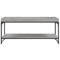vidaXL Konferenčný stolík sivý dub sonoma 100x49x45cm kompozitné drevo