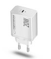 Nabíjačka Esperanza EZC104W 20W USB-C PD, biela Nabíječka Esperanza  EZC104W 20W USB-C PD, bílá