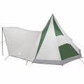 vidaXL Tipi stan so strechou Zelená 510 x 690 x 330 cm taft