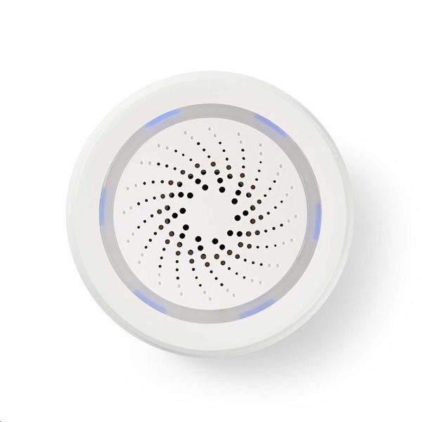 Alarm/siréna chytrá Wi-Fi NEDIS WIFISI10CWT (85 dB)