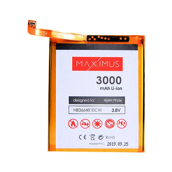 BATÉRIA MAXXIMUS HUAWEI P9 Lite 3000mAh HB366481ECW