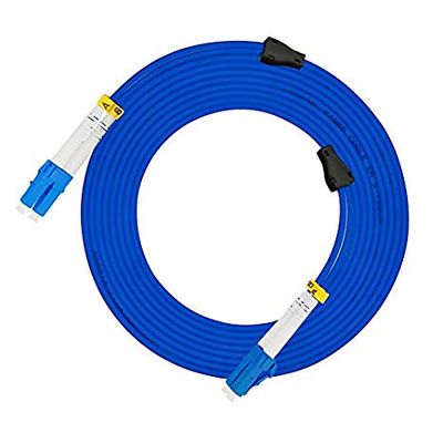 Optický patch kábel duplex, LC-LC 9/125um SM, 30m armovaný, OS2