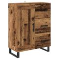 vidaXL Highboard 2 ks Staré drevo 69,5 x 34 x 180 cm