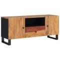 vidaXL TV skrinka 105x33,5x46 cm masívna akácia a spracované drevo