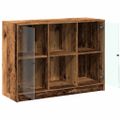 vidaXL Komoda staré drevo 102x37x75,5 cm kompozitné drevo