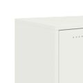vidaXL Komoda biela 100,5x39x72 cm oceľ