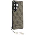 Puzdro Guess 4G Classic Logo Charm MagSafe pre Samsung Galaxy S26 Ultra hnedé