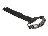 Sťahovacia páska na káble - upínanie s háčikom a očkom, D 710 x Š 50 mm - 71 cm - čierna