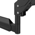 VidaXL držiak monitora stenu max 27-palcovú plynovú pružinu obrazovky