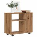 vidaXL Príručný stolík dub artisan 70x35x55 cm spracované drevo