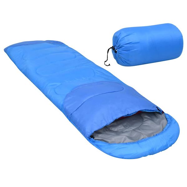 vidaXL Spací vak modrý 10 ℃ 1000 g
