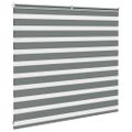vidaXL Zebra roleta tmavošedá 165x100 cm šírka látky 160,9cm polyester