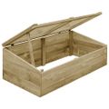 vidaXL Skleníky 2 ks impregnovaná borovica 100x50x35 cm