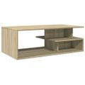 vidaXL Konferenčný stolík dub sonoma 102x55x35 cm kompozitné drevo